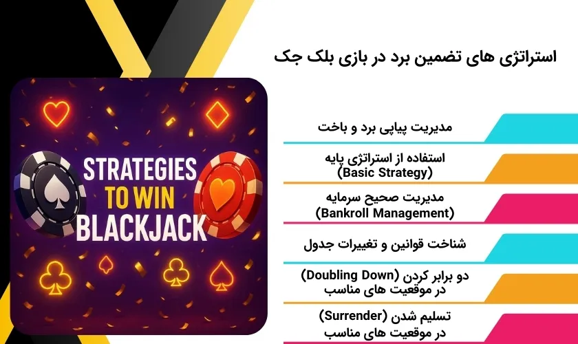 ترفندهای طلایی برد در بازی بلک جک